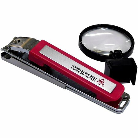 IMPAR 2018 Nail Clipper with Loupe - Red IM3700276